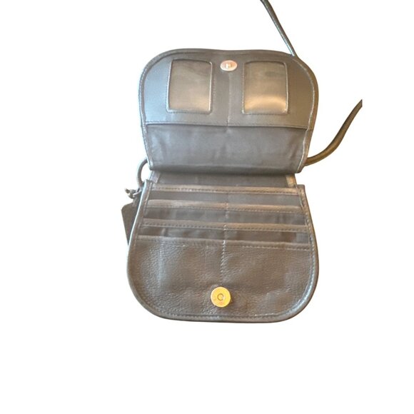 Fossil Womens Black Leather Crossbody Bag With Adjustable Strap - Picture 5 of 6